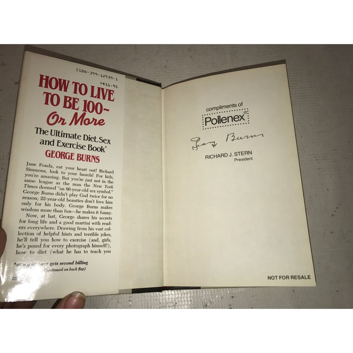 How to Live to Be 100 or More Paperback book by George Burns