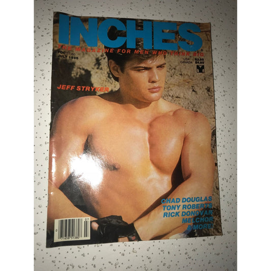 Vintage Inches Magazine July 1986- The Magazine For Men Who Think Big