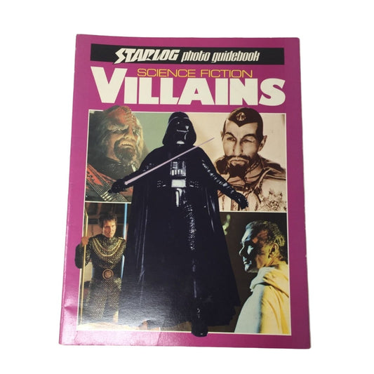 Starlog Photo Guidebook Science Fiction Villains Magazine Book