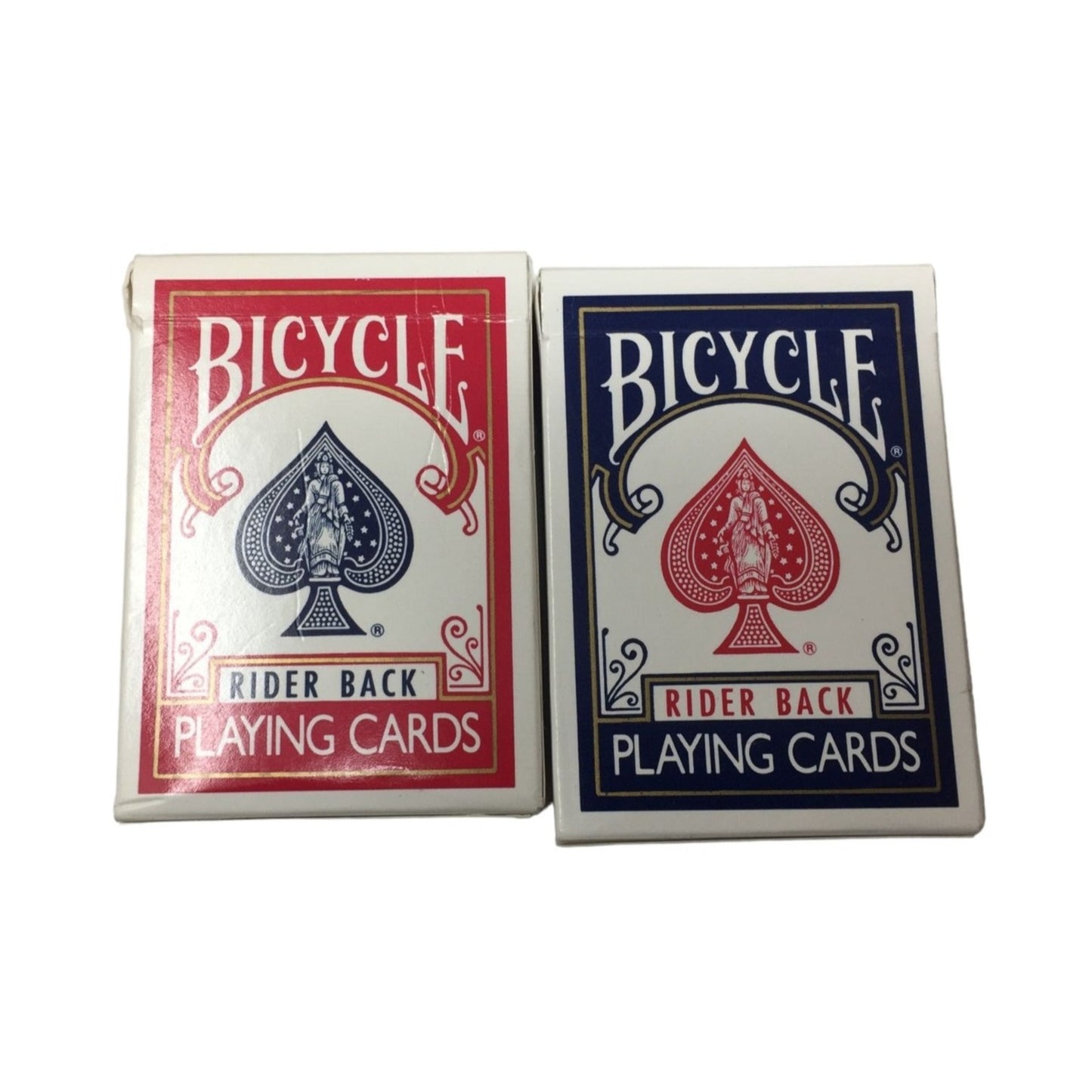 Vintage Bicycle Rider Back Playing Cards (2 Decks)