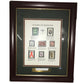 Stamps of Medicine Framed Collection - about 16 by 13 inches