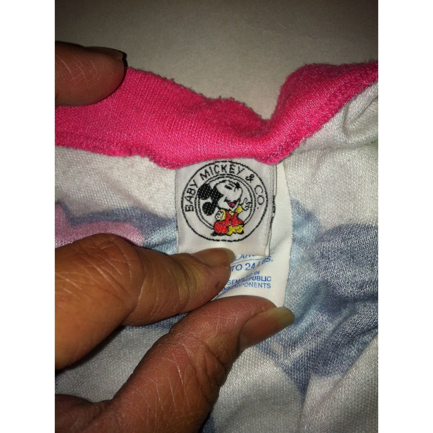 Baby Mickey & Co. Mickey Mouse Baby Sleeper Onesie (20.5-24lbs XL)