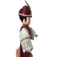 Vintage Doll/ Figurine wearing Red and White Polish Costume with Hat- Eyes Open/ Close