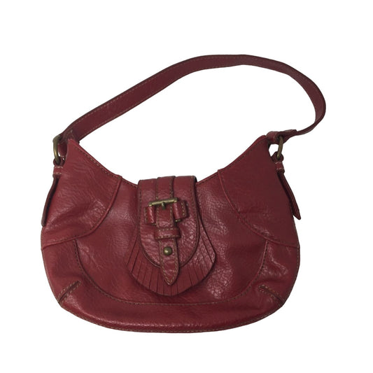 Nine & Company Womens Red/Purple Purse with Magnetic Closure