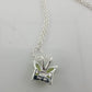 Pretty Natural Green Peridot Butterfly Necklace