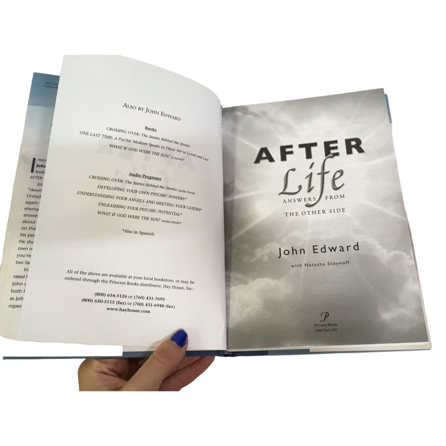 After Life: Answers from the Other Side Signed Hardcover Book By John Edward