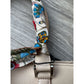 Burberry Off White Leather Tote Hand Bag with Scarf