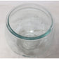 Small Clear Glass Round Fish Bowl/Jar