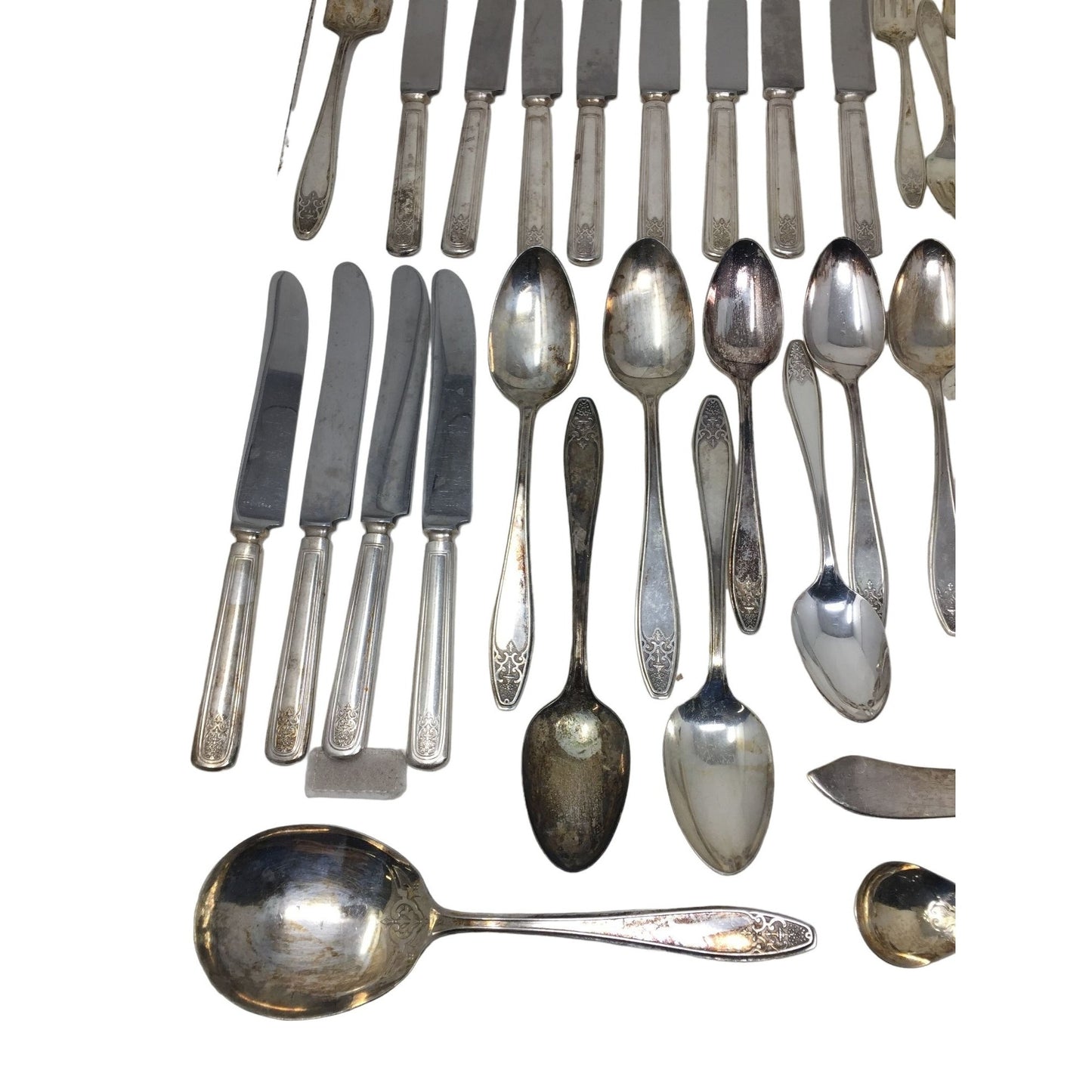 Vintage 70 Piece Lot of Dining/Kitchen Silverware- The Saint Louis- Lady Doris Silverplate