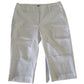 CHARTER CLUB MODERN WOMENS WHITE CAPRI PANTS SIZE 8