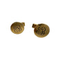 Nanasi 12kt Gold Filled Men's Cufflinks - Script EB Initials etched on front