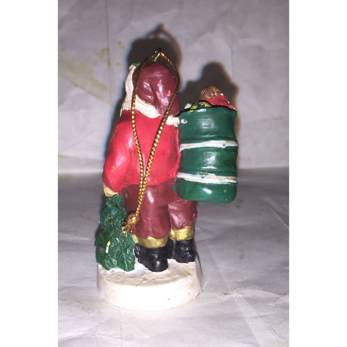 Vintage Santa Through The Ages Russ Berrie & Co. #5521 Christmas Tree Ornament