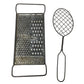 Old Fashioned All in One Flat Metal Grater and Straining Spoon With - Primitive Kitchen Utensils