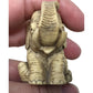 Vintage 1960s Resin Baby Elephant Figurine Made In Italy