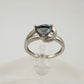 Trillion Cut Mystic Topaz Ring Size 7 - Sterling