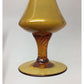 Kreiss Corporation Yellow Glass Pedestal Vase- about 8'' tall