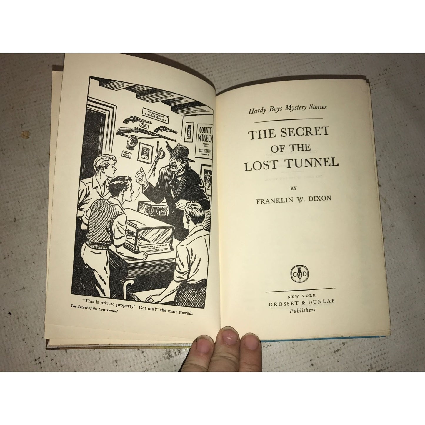 The Hardy Boys The Secret of the Lost Tunnel by Franklin Dixon Book