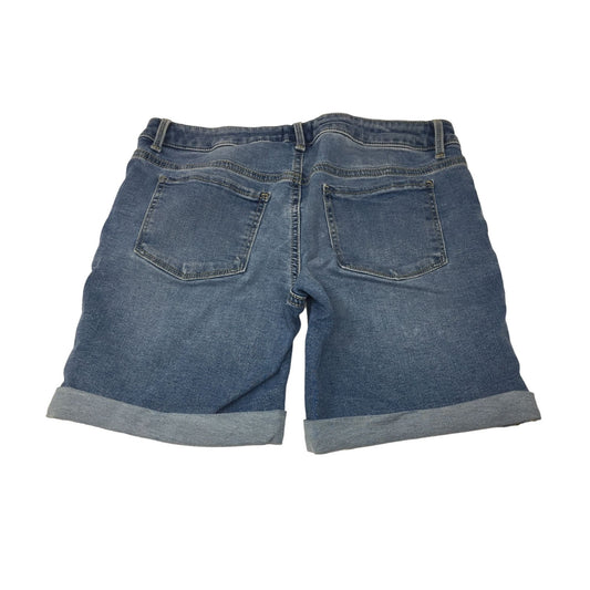 SO Size 14 Plus Girls Adjustable Denim Shorts with Pockets