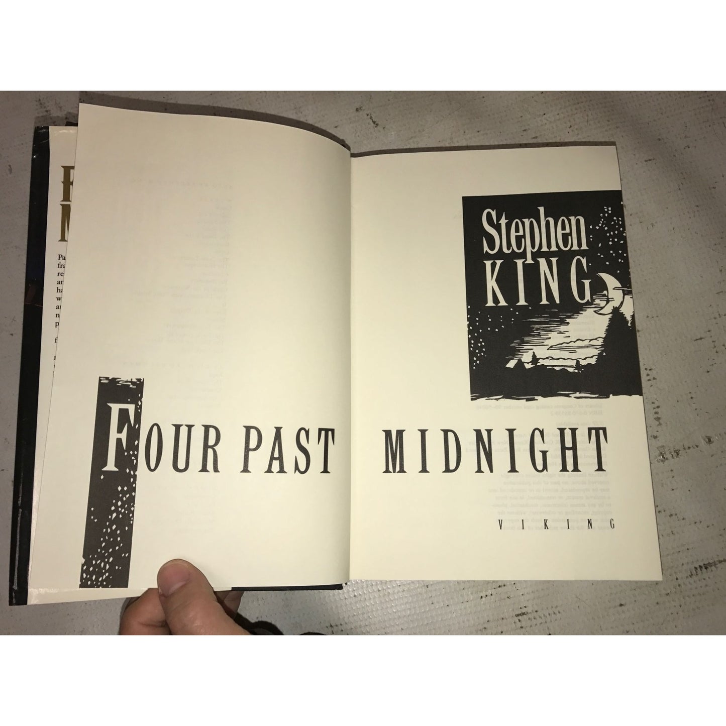 Stephen King Four Past Midnight Hardcover Book