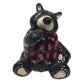 Black Bear Holding A Fish Vintage Salt and Pepper Shakers