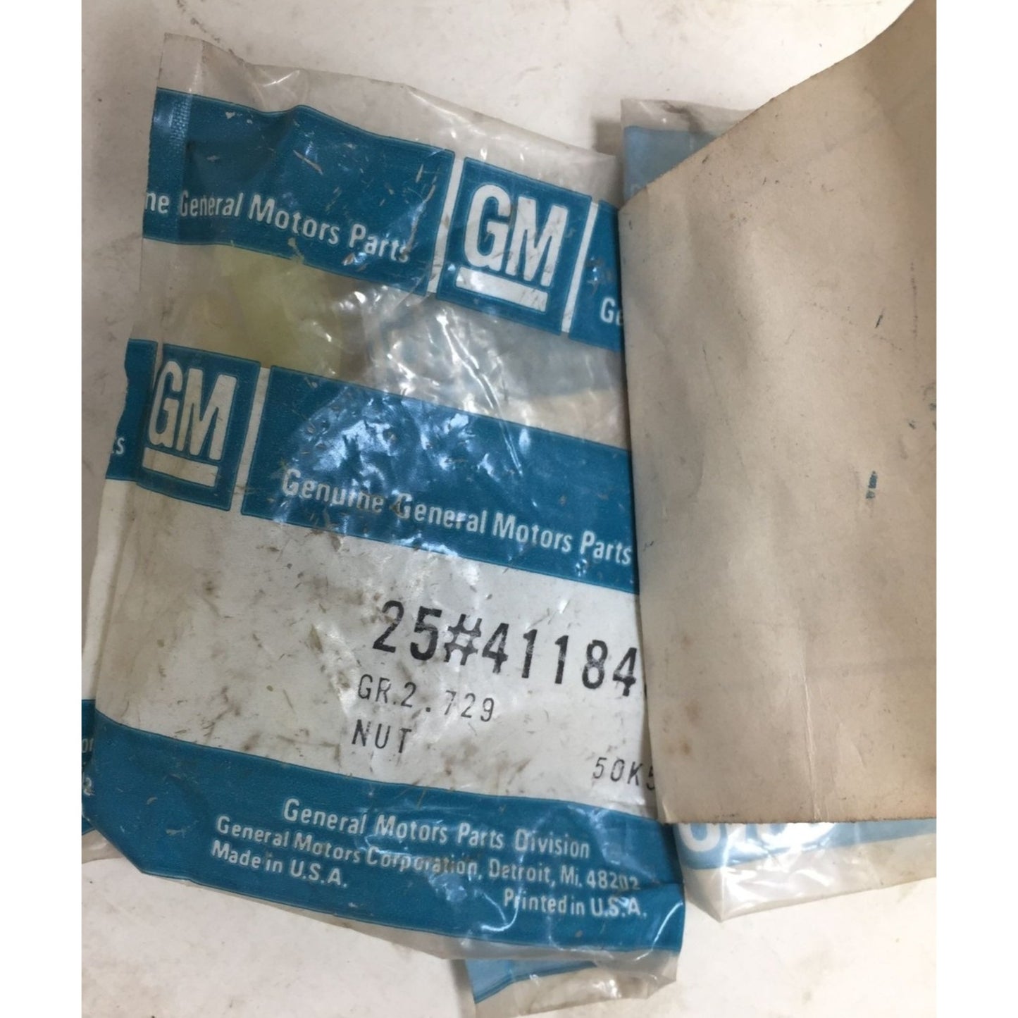 GM General Motors Part #411846 NUTS New old Stock