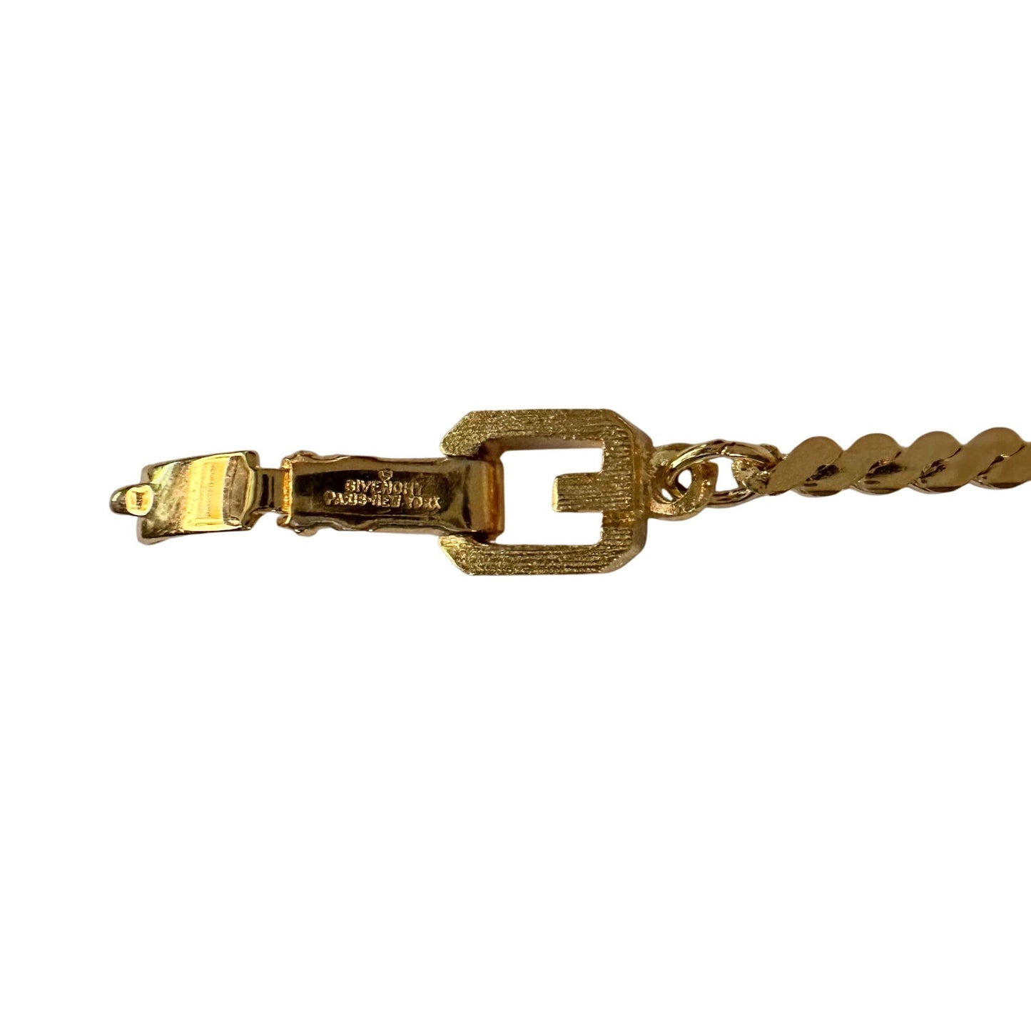 Givenchy Gold Tone Chain Bracelet