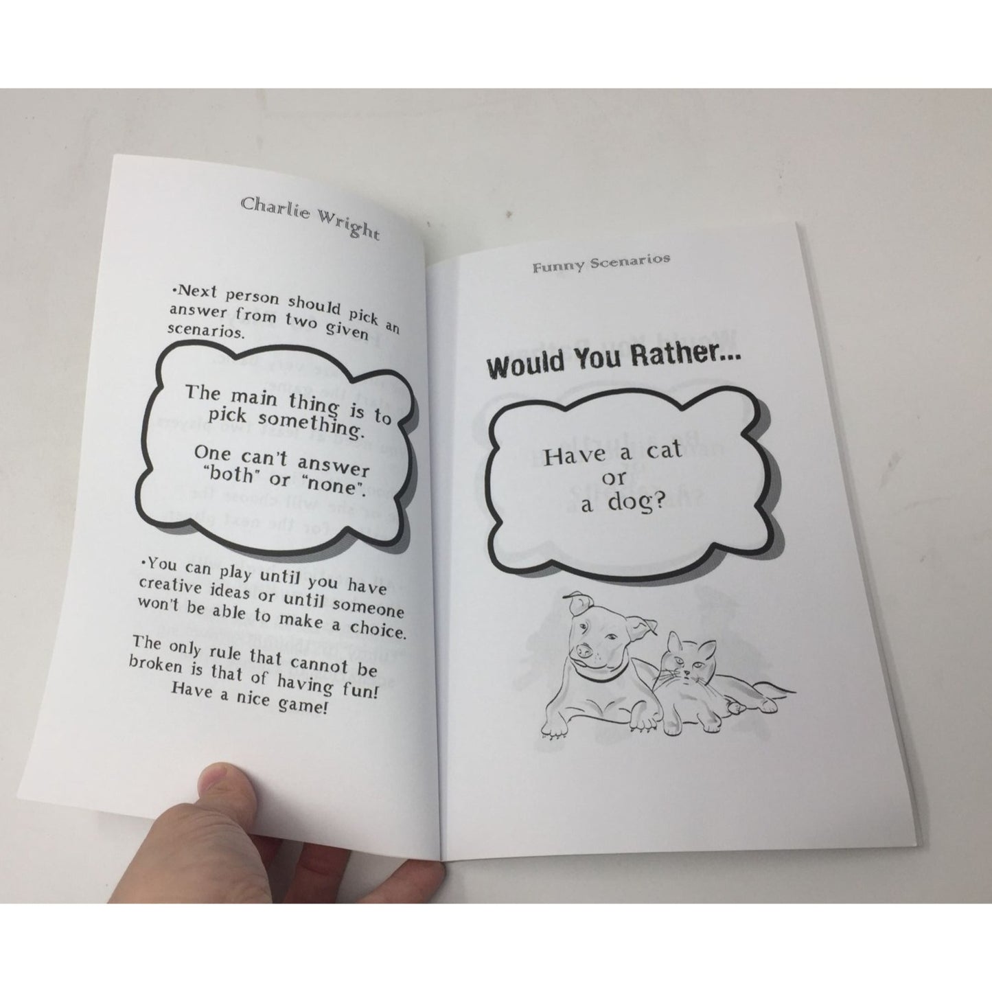 Would You Rather Game Book For Kids 6-12 by Charles Wright