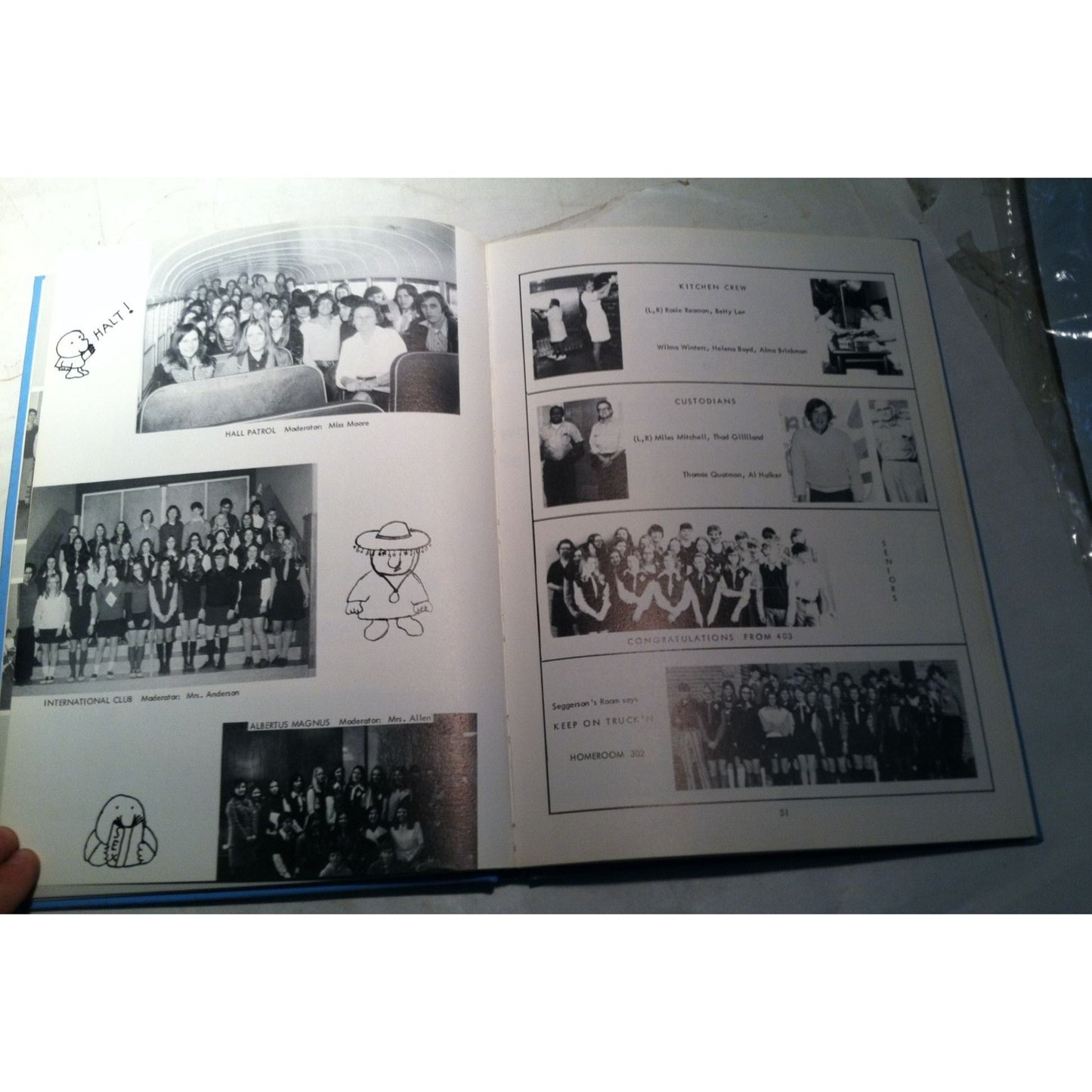 Vintage Lima Ohio High School Yearbook - Central Catholic 1973