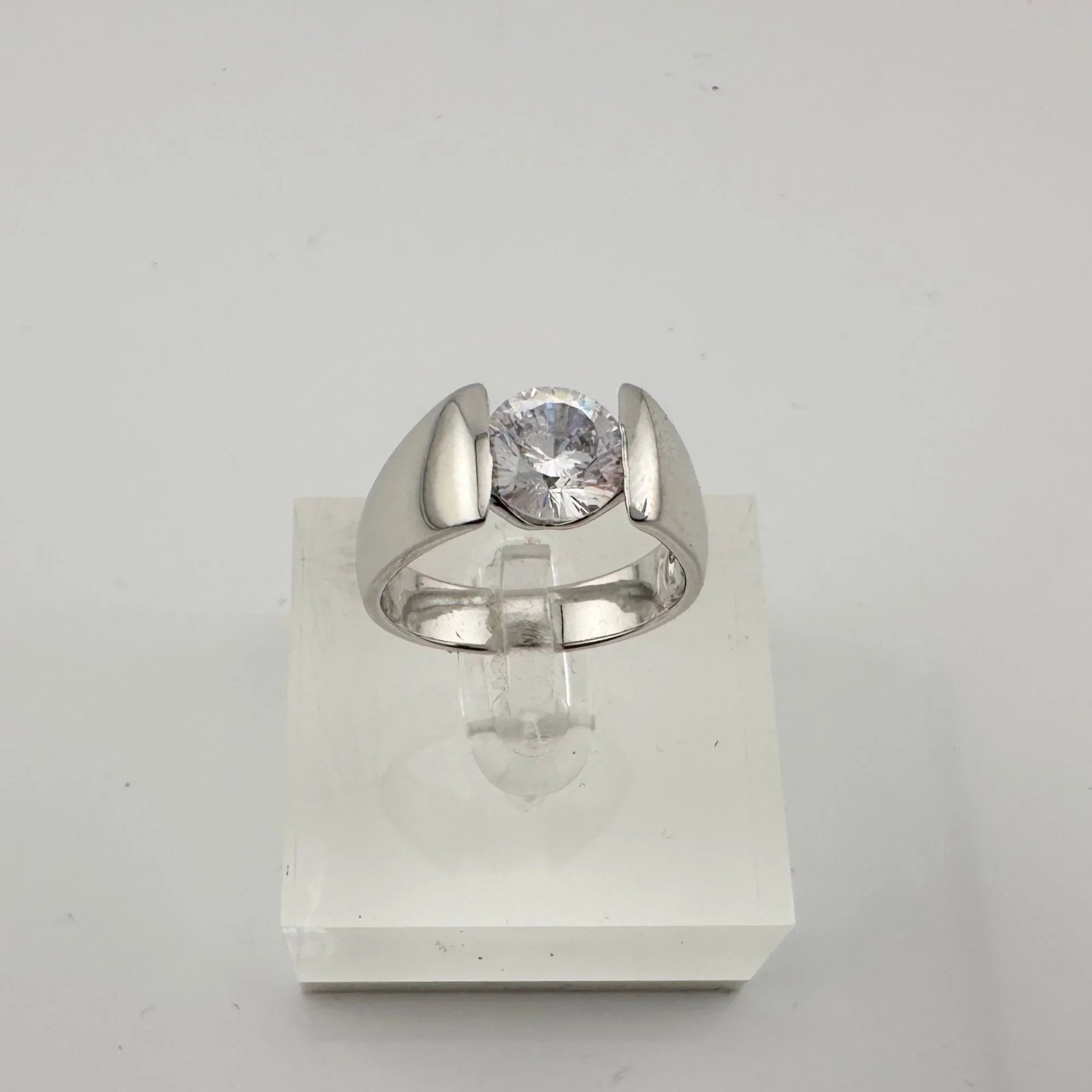 Shimmering and Beautiful 2.00 Carat DiamondLite Solitaire Ring  - Sterling - A+ Stuff