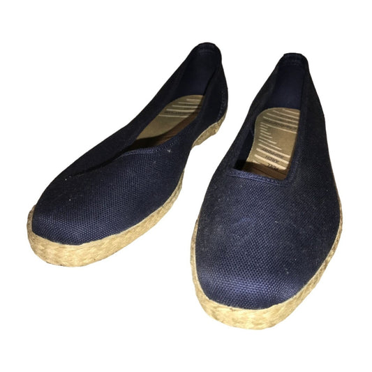 Vintage Liz Claiborne Comfort Espadrilles Flats - Navy Blue