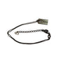 Christian Dior Dog Tag Style Necklace - Gunmetal