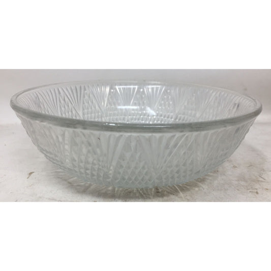 Vintage Clear Glass Decorative bowl - 6.5" wide & 2" Tall