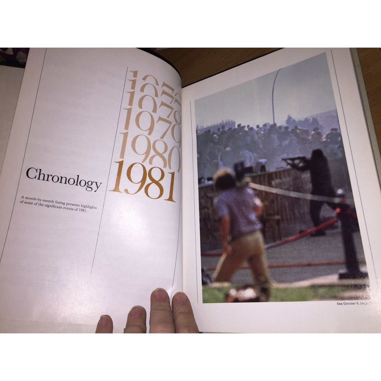 The World Book Yearbook 1982 Vintage Hardcover Book