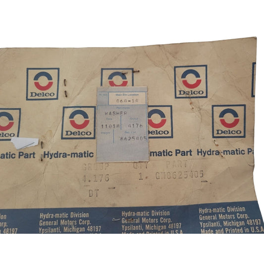 General Motors Delco Hydra-matic Part GM 8625405 WASHER