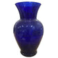 Large Vintage 10.5 Inch Cobalt Blue Flower Vase