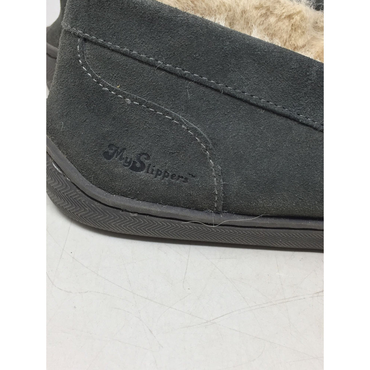 Charcoal Grey MySlipper Moccasin Slippers by MyPillow MySlipper  A+ Stuff Men's Shoes/Slippers