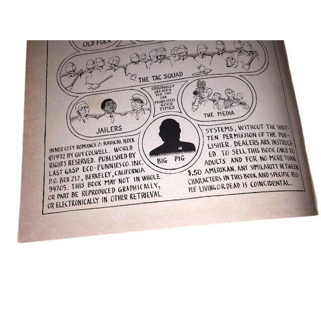 Radical Rock Comic by Guy Colwell - Inner City Romance Comix 2  (1972)