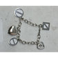 Vintage Liz Claiborne ''Picture This'' Link Dangling Photo Charm Bracelet