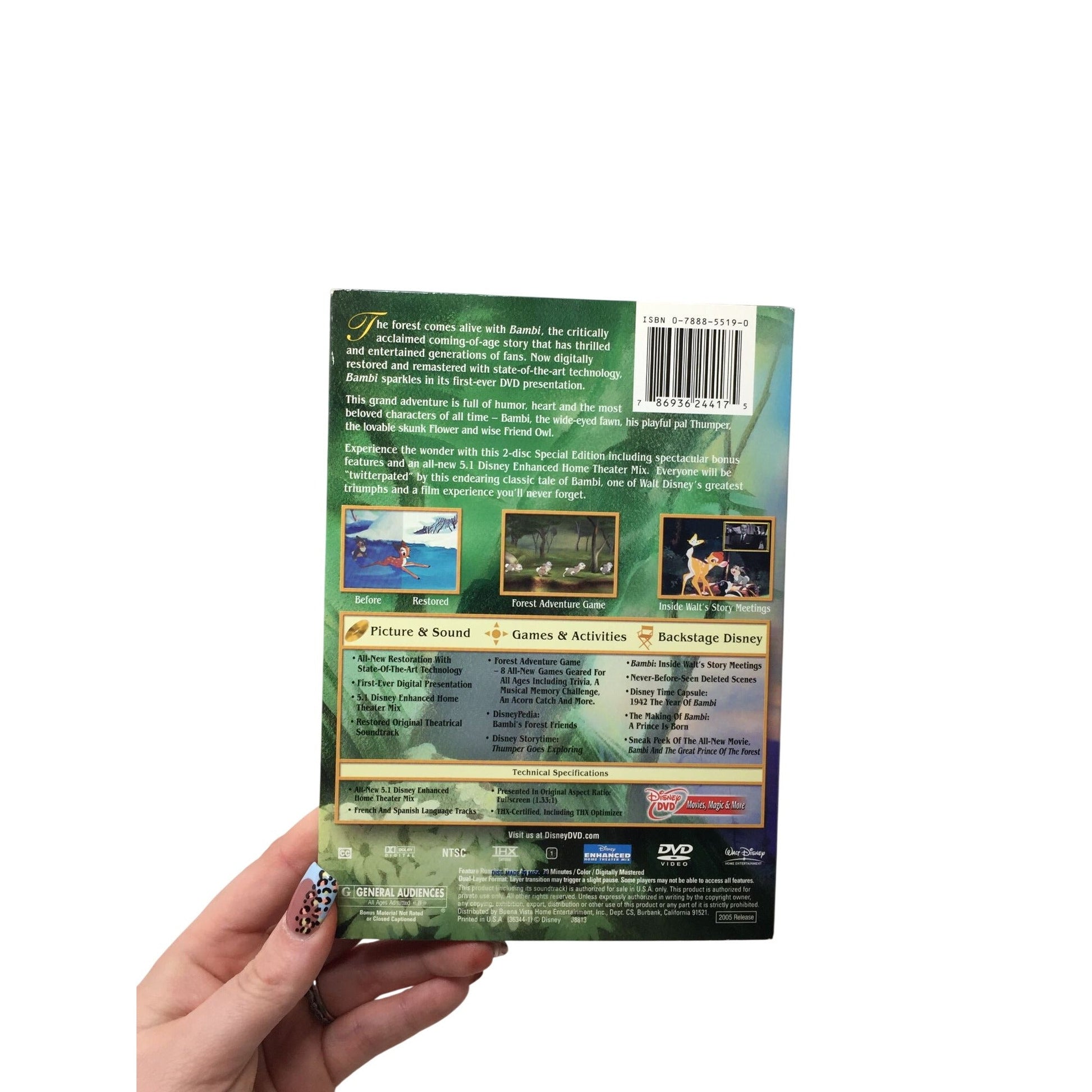 Walt Disney's Bambi Platinum Edition 2-Disc Special Edition DVD A+ Stuff  A+ Stuff DVDs & Videos