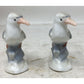 Two Small Miniature Ceramic Seagull Figurines- Made in Germany