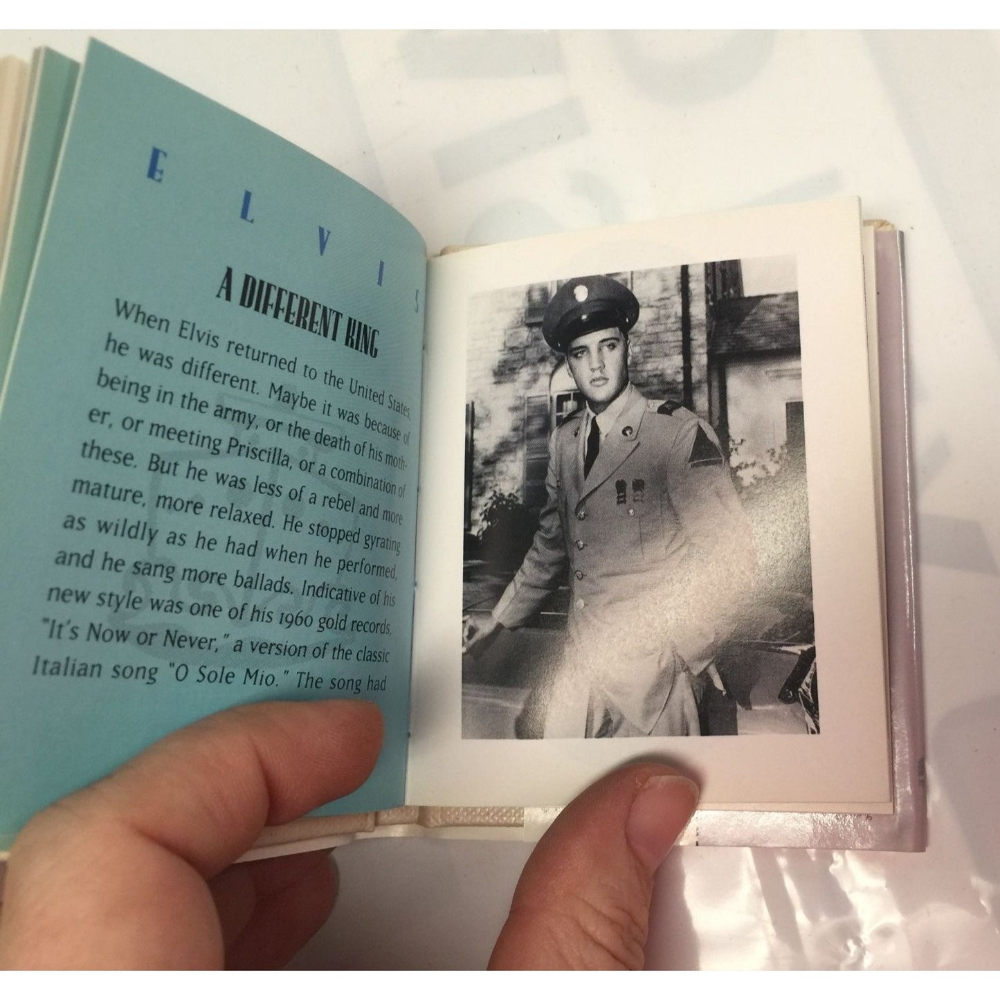 Vintage Elvis Hardcover Itty Bitty Book By Theresa Celsi