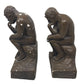 Vintage Resin Sculpture/Statue Thinker Bookends (2)