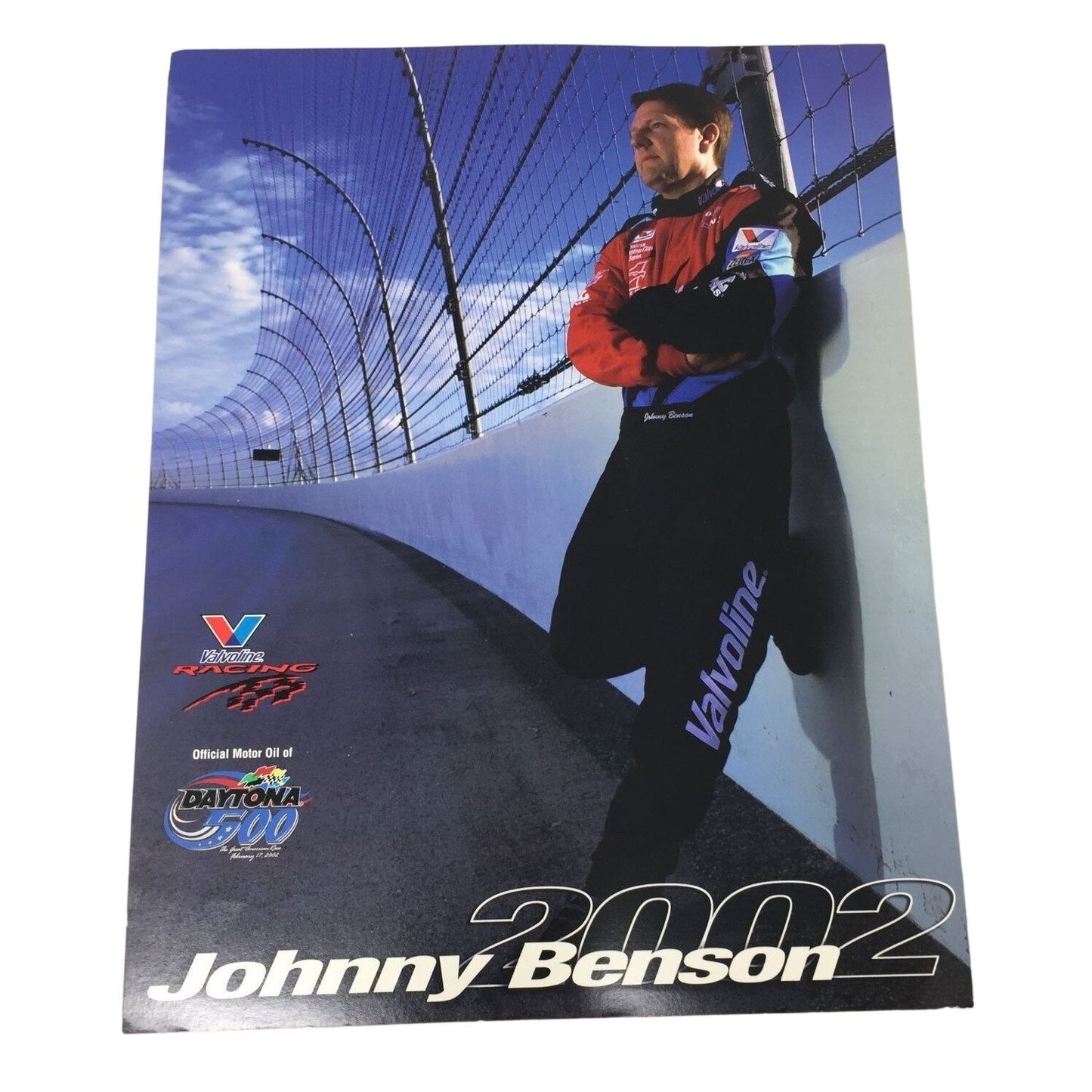 Vintage 2002 Johnny Benson Daytona 500 Valvoline Racing Photo