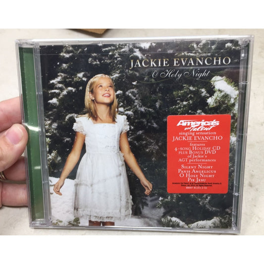 Jackie Evancho : O Holy Night 4 Song Holiday CD + DVD Of Performances