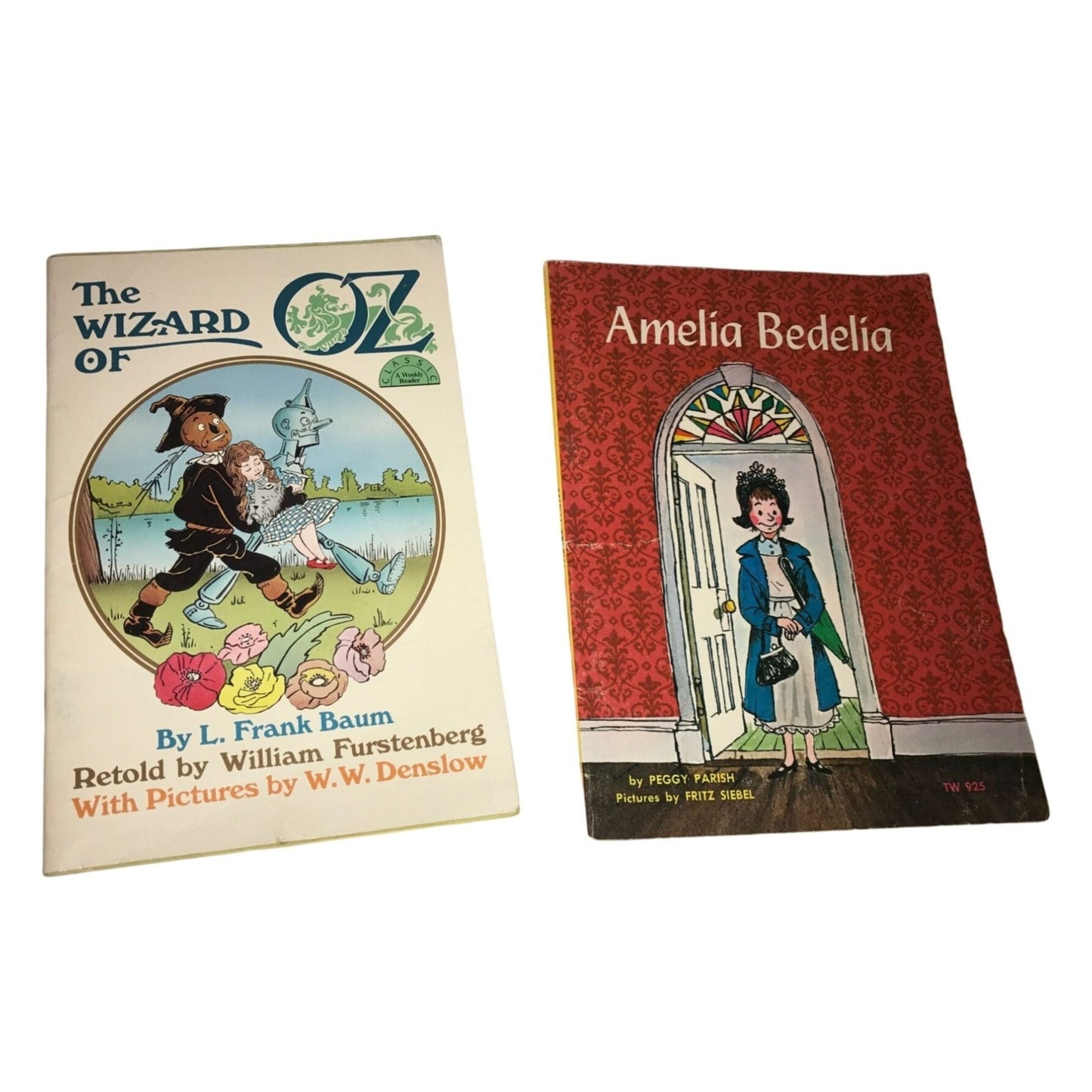 Amelia Bedelia Book by Peggy Parish and The Wizard of Oz Book by Frank Baum