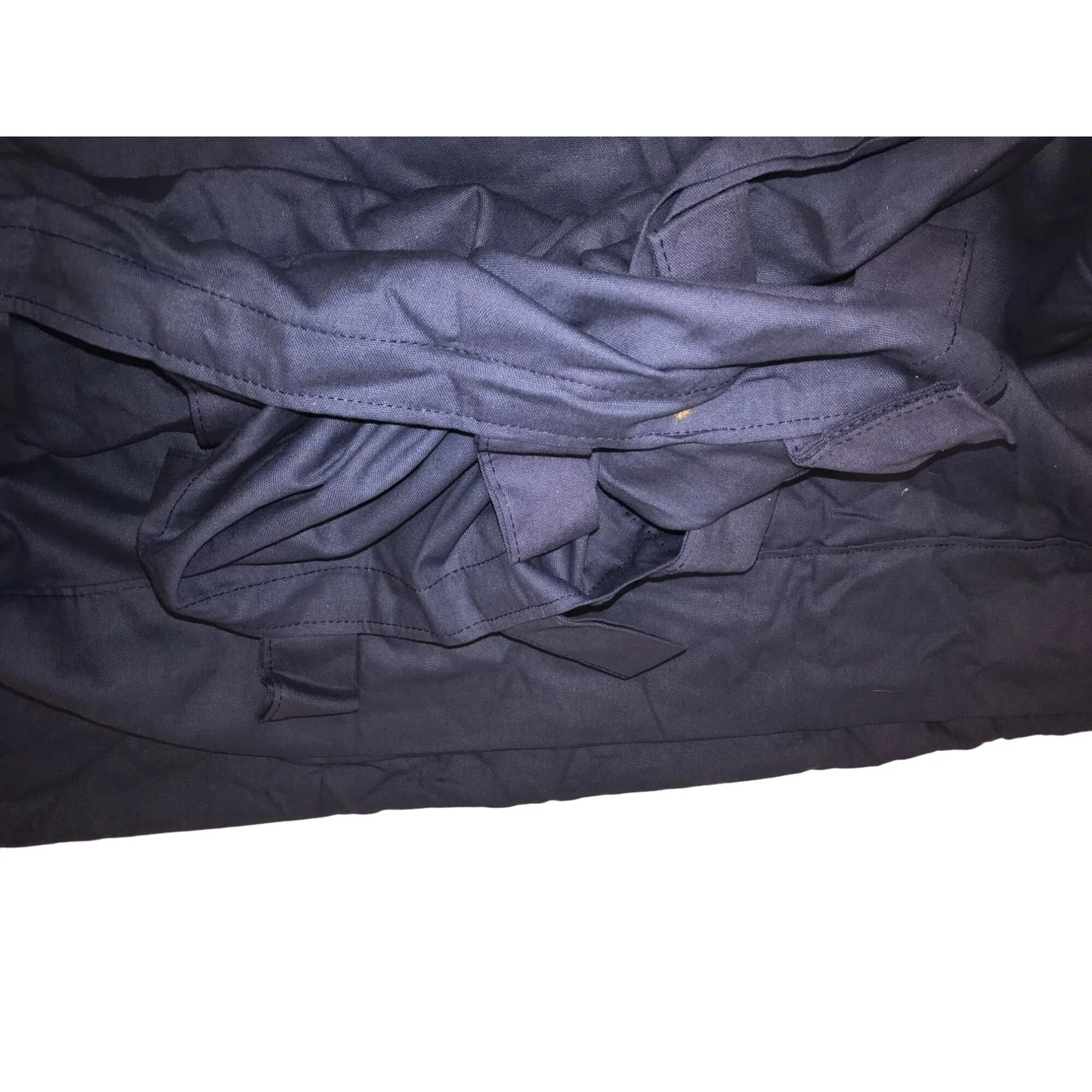 Set of 2 Navy Blue Tabbed Curtains - 84 inches long 40 inches wide - A+ Stuff