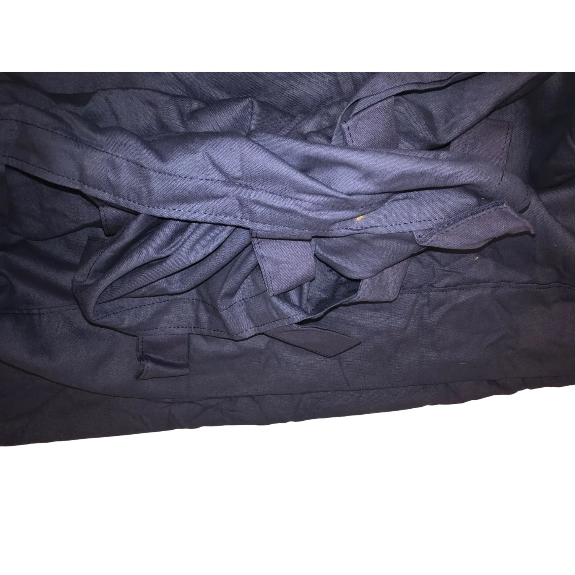 Set of 2 Navy Blue Tabbed Curtains - 84 inches long 40 inches wide - A+ Stuff