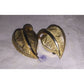 Womens Gold Tone Leaf Jewelry Set- Bracelet, Pendant, Clip on Earrings & Pin