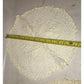 Set of 3 White/Cream Colored Handmade Crocheted Table Placemats/Doilies - A+ Stuff