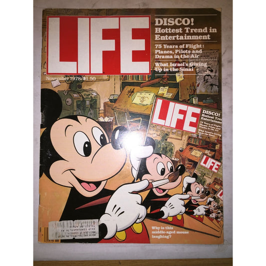 Vintage Collectible Mickey Mouse LIFE Magazine November 1978